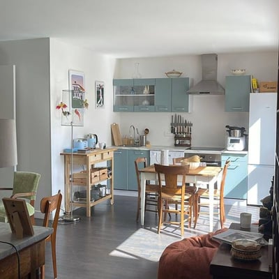 Alquiler de un apartamento amueblado con terraza, 70 m², París, Francia